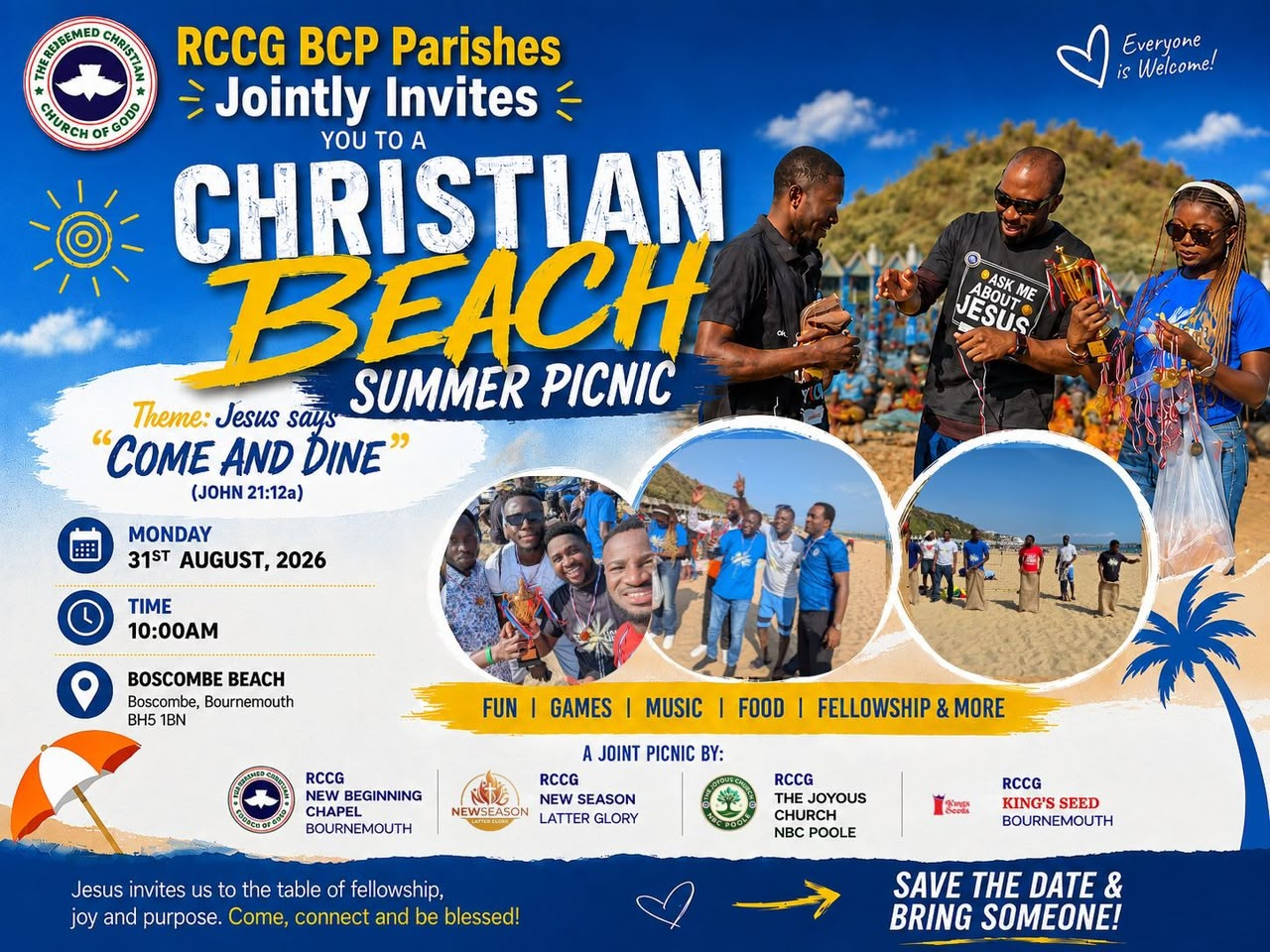Christian Beach Summer Picnic 2026